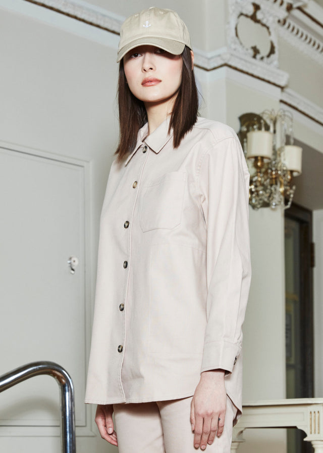 Overshirt Keira giacca camicia da donna in cotone biologico