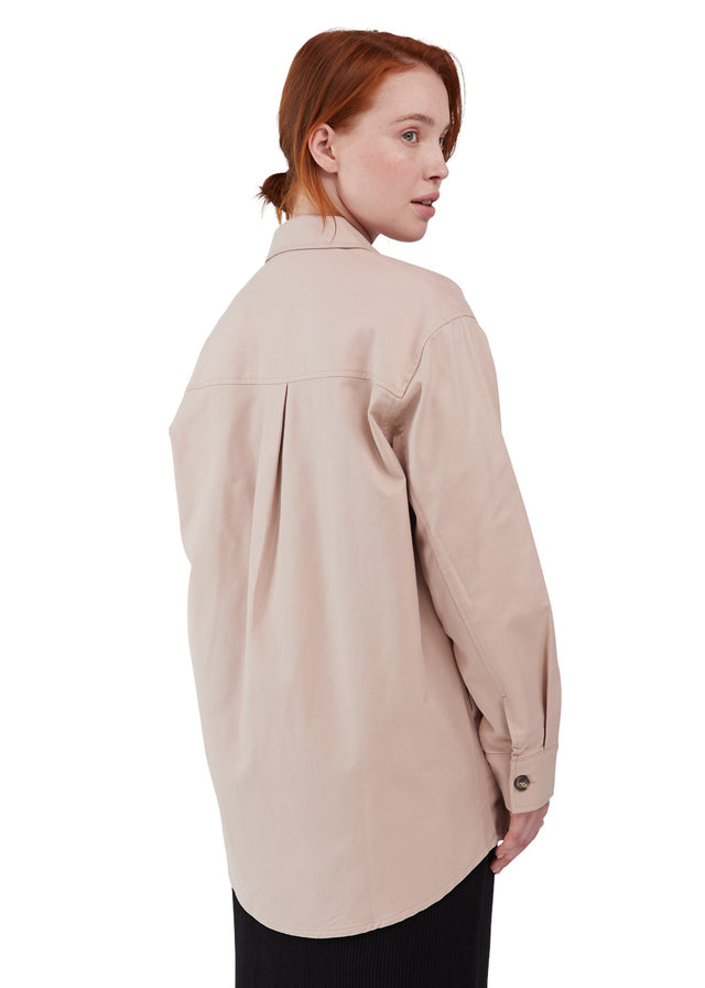 Overshirt Keira giacca camicia da donna in cotone biologico