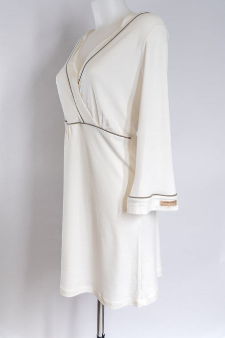 Maternity and breastfeeding nightdress in 100% organic bamboo