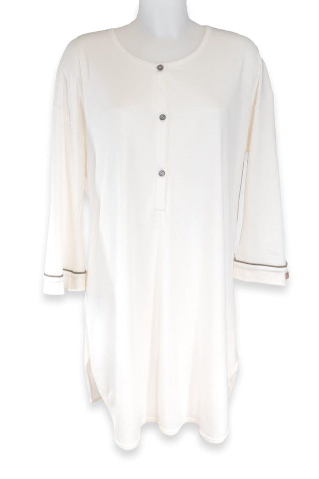 Nursing nightdress in 100% organic bamboo