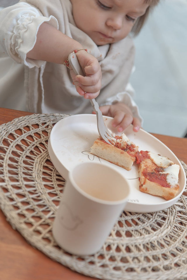 Children's plate in eco-friendly plant-based PLA