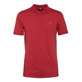 Kenley Red polo shirt for men in organic cotton and bamboo