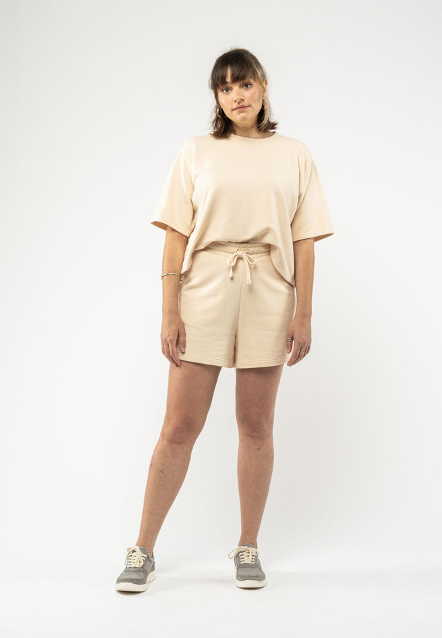 Aarany sweatshirt shorts for women in pure organic cotton