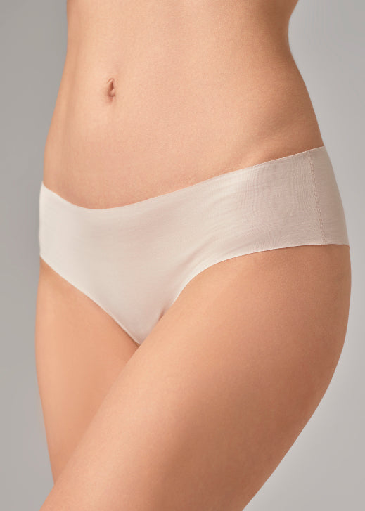 Invisible Laser Cut Brazilian briefs in organic cotton