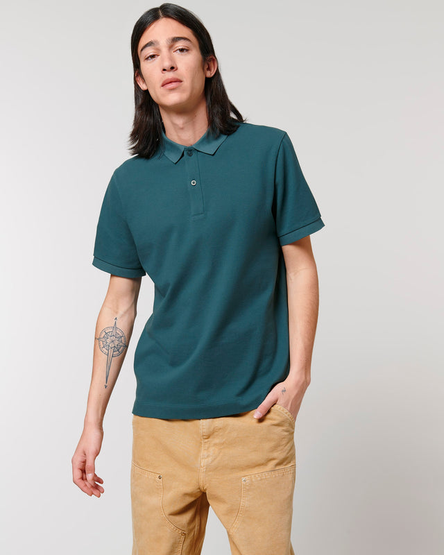 Prepster men's polo shirt in pure organic cotton