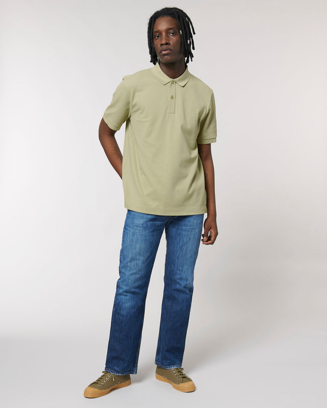 Prepster men's polo shirt in pure organic cotton