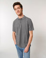 Prepster Melange men's polo shirt in pure organic cotton