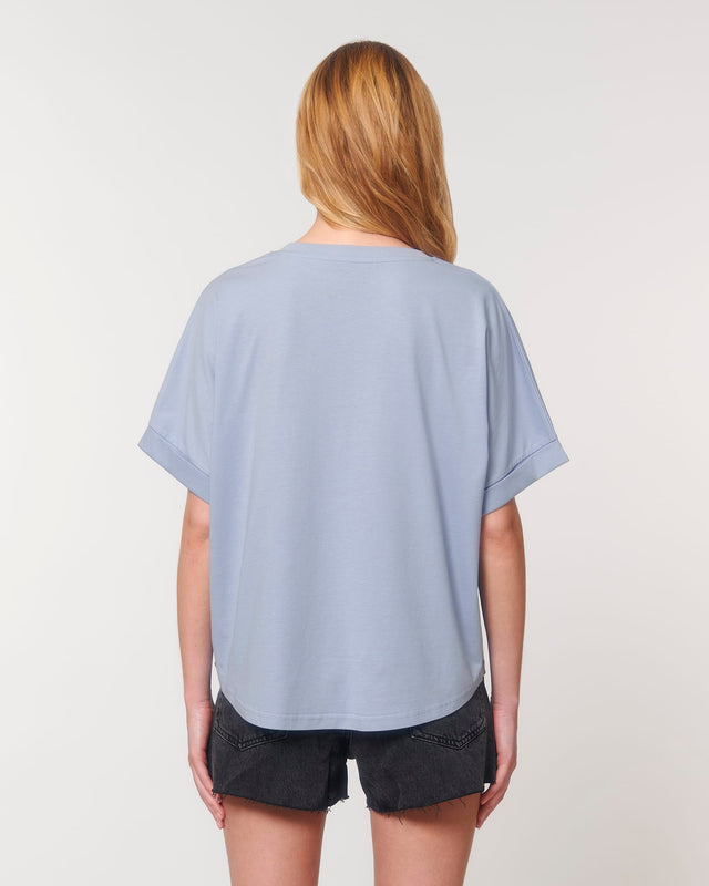 T-shirt donna Oversize Collider in cotone biologico