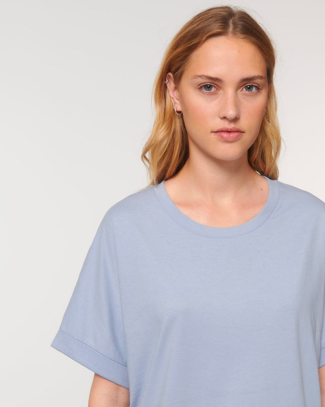 T-shirt donna Oversize Collider in cotone biologico