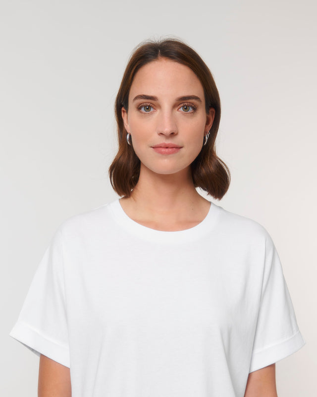 T-shirt donna Oversize Collider in cotone biologico