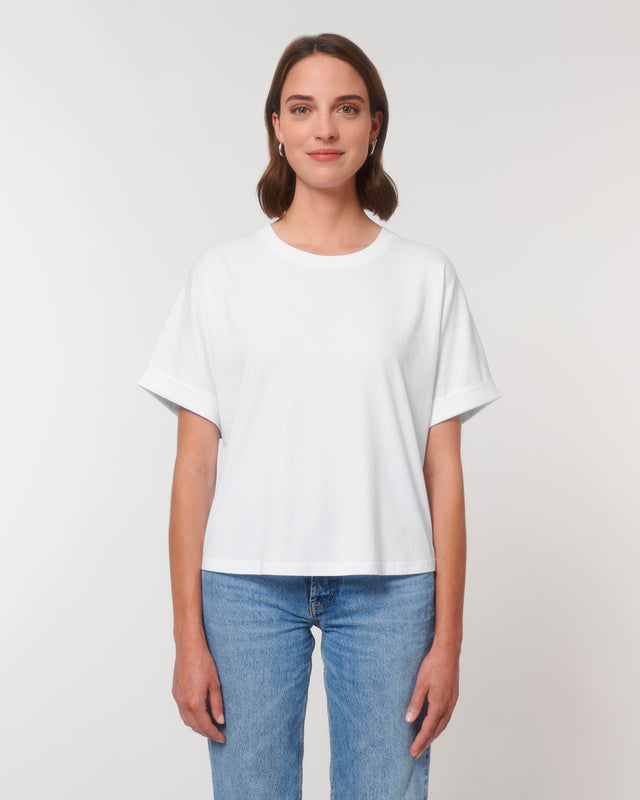 T-shirt donna Oversize Collider in cotone biologico