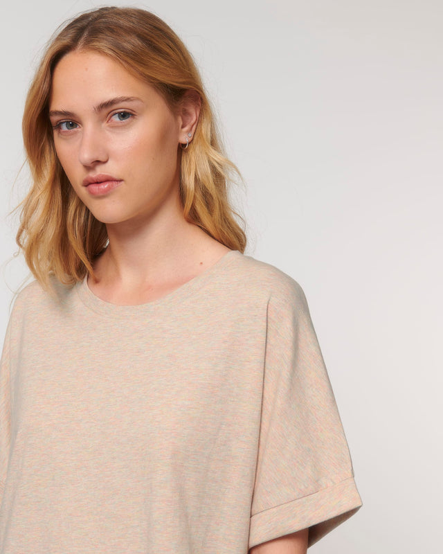 T-shirt donna Oversize Collider in cotone biologico