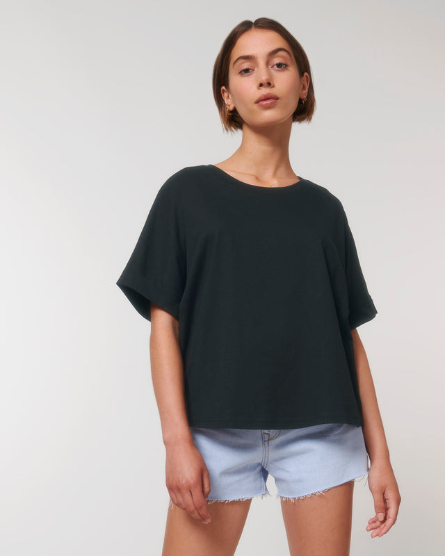 Oversized Collider women's t-shirt in organic cotton