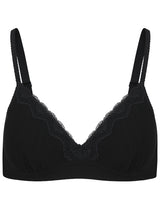 Earth bra with lace for women in organic cotton