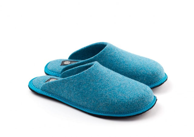 COPPER OXIDE Holi slippers in natural wool felt