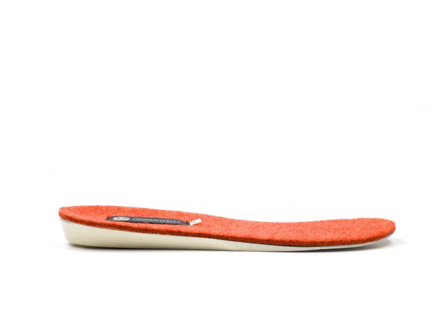 Easy Orange women's slippers in natural wool felt