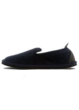 Blue PAL closed slippers for men in natural wool felt