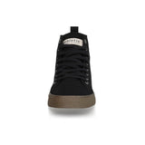 Goto High Black Sneaker Shoes in Fairtrade organic cotton