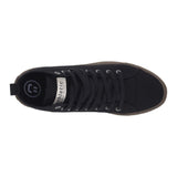 Goto High Black Sneaker Shoes in Fairtrade organic cotton