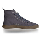 Goto High Pewter Sneaker Shoes in Fairtrade organic cotton