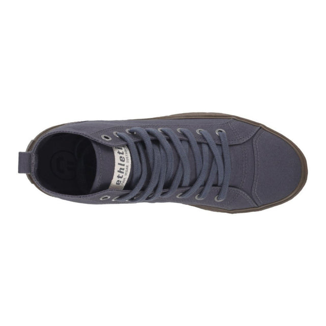 Goto High Pewter Sneaker Shoes in Fairtrade organic cotton