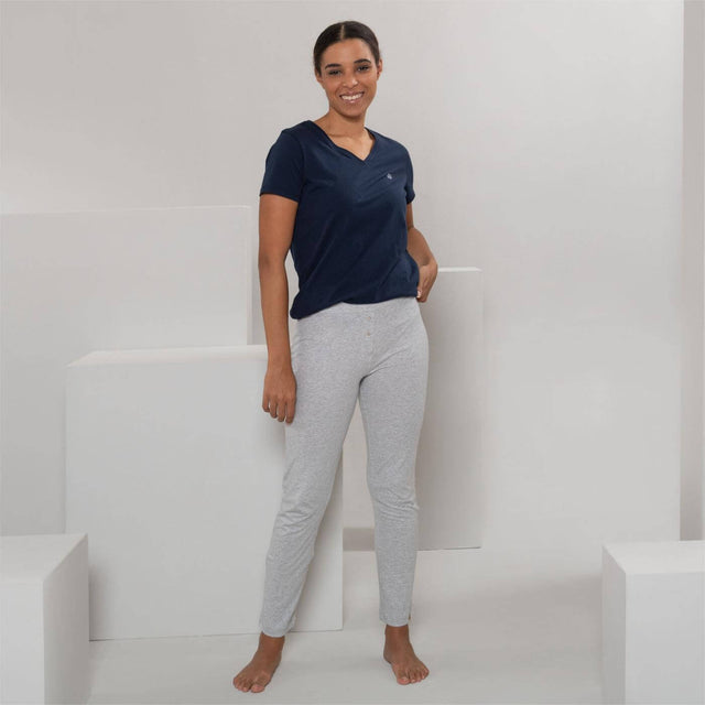 Carol women's pajama trousers in organic cotton