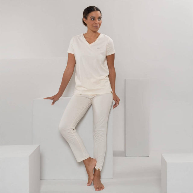 Carol women's pajama trousers in organic cotton