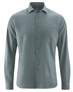 Men's shirt in hemp and organic cotton