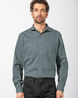 Men's shirt in hemp and organic cotton