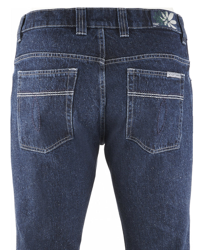 Blue Denim Rinse 510 Men's Jeans in hemp and organic cotton