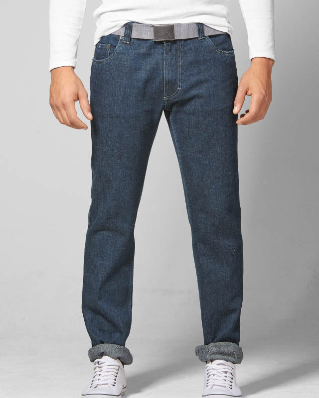 Jeans Uomo Blue Denim Rinse 510 in canapa e cotone biologico