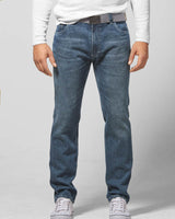 Jeans Uomo Blue Denim Laser 510 in canapa e cotone biologico