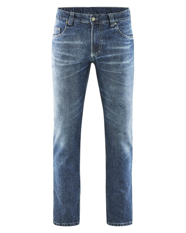 Jeans Uomo Blue Denim Laser 510 in canapa e cotone biologico