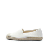 Espadrilles Evita White da donna in canapa Vegan