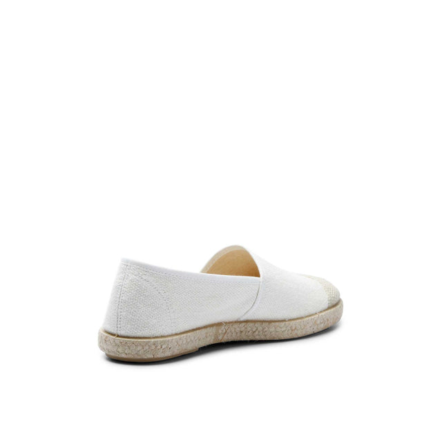 Espadrilles Evita White da donna in canapa Vegan