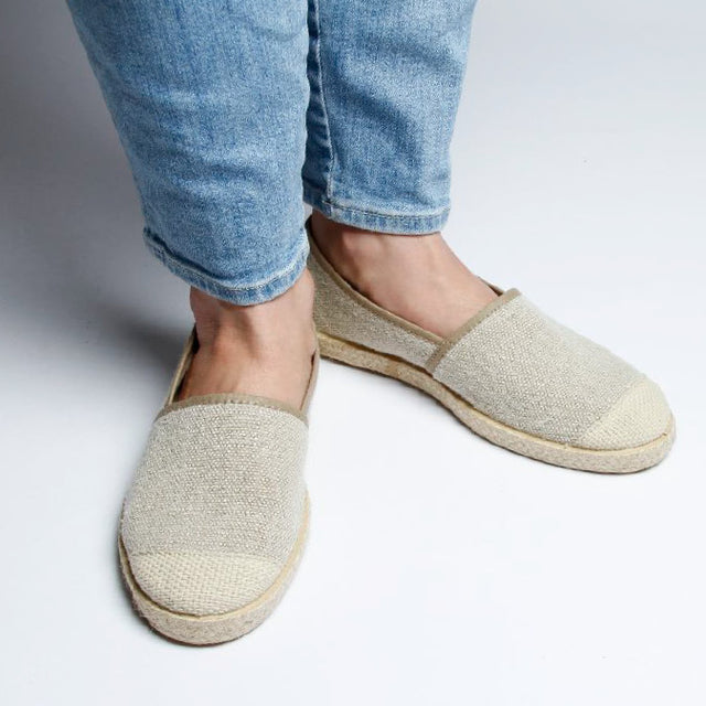 Evita unisex espadrilles in Vegan hemp