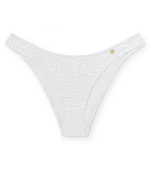 Bikini BLANC tanga costume mare donna ecosostenibile riciclato