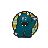 Ergobag backpacks KLETTIE 3D Monster badge for customization