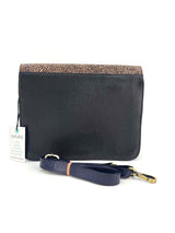 Olivia suede handbag in Fairtrade recycled leather