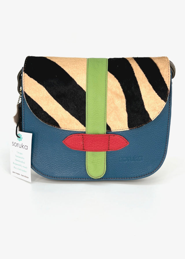 Reversible ALBA bag in Fairtrade recycled leather