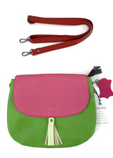 Reversible LOLA bag in Fairtrade recycled leather