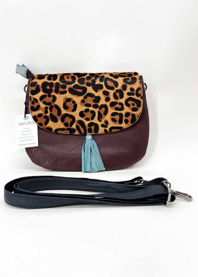 Reversible LOLA bag in Fairtrade recycled leather