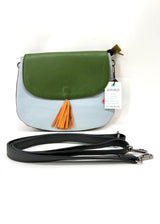 Reversible LOLA bag in Fairtrade recycled leather