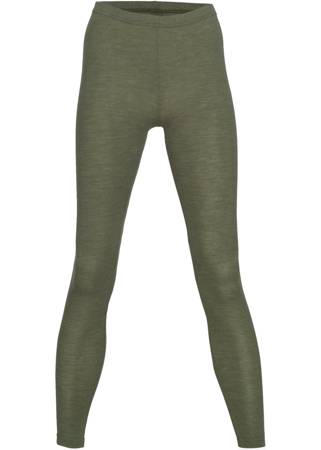 Oliva women's leggings in organic wool and silk