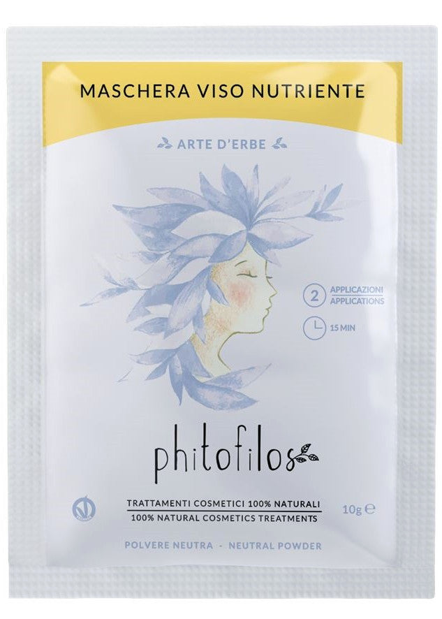 Maschera viso Nutriente Arte d'Erbe in polvere