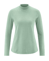 Women's turtleneck sweater in hemp and organic cotton