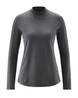 Women's turtleneck sweater in hemp and organic cotton