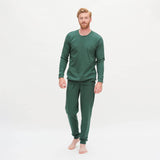 Men's pine green organic cotton pajamas