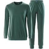 Men's pine green organic cotton pajamas