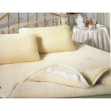 Double layer merino wool mattress cover